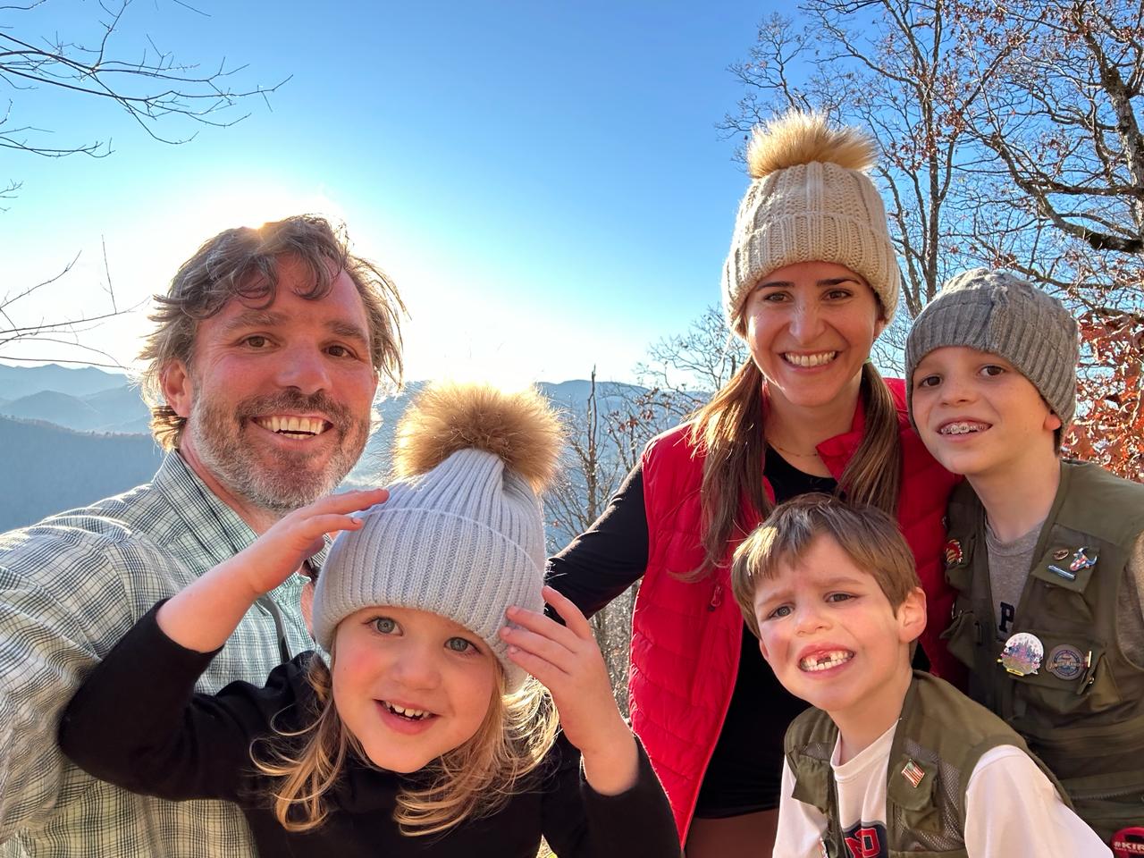 HeyBuddy Outdoors founder Mike Anna and family on an Atlanta outdoor adventure
